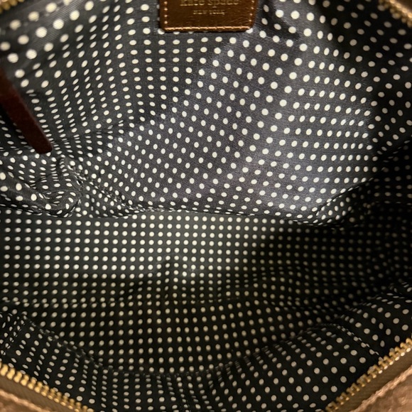 Kate Spade New York Metallic Bronze Leather Satchel - Picture 8 of 15